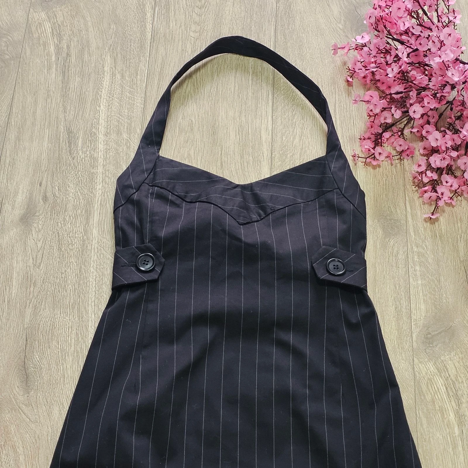 🍸 robe à col halter – photo 4